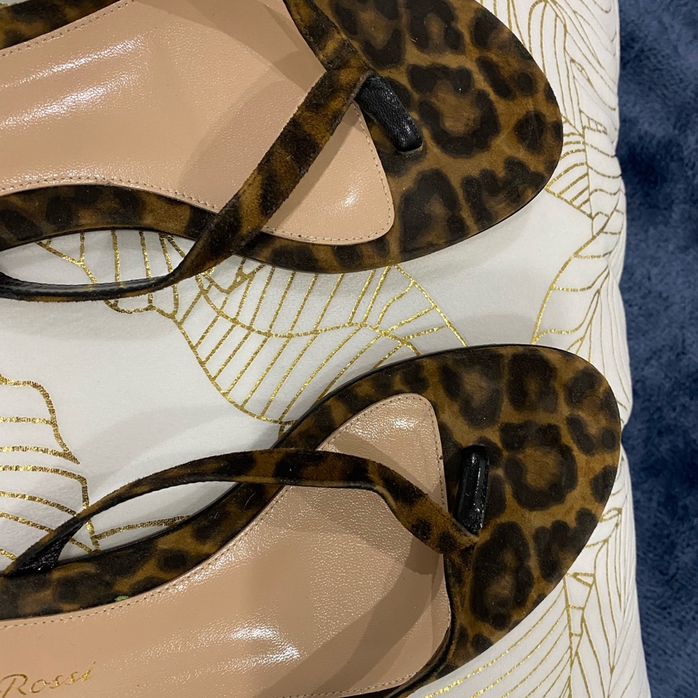 ⬇️PRICE⬇️ 
Gianvito Rossi - Sandal -leopard - size ( Italy) 37 1/2 - Picture 3 of 8